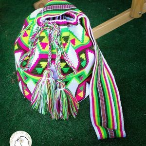 Original wayuu bag crossbody mochila handmade colombian
